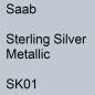 Preview: Saab, Sterling Silver Metallic, SK01.